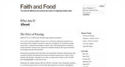 Desktop Screenshot of faithandfood.morizot.net