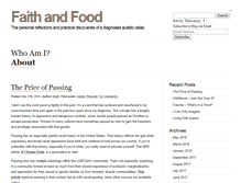 Tablet Screenshot of faithandfood.morizot.net